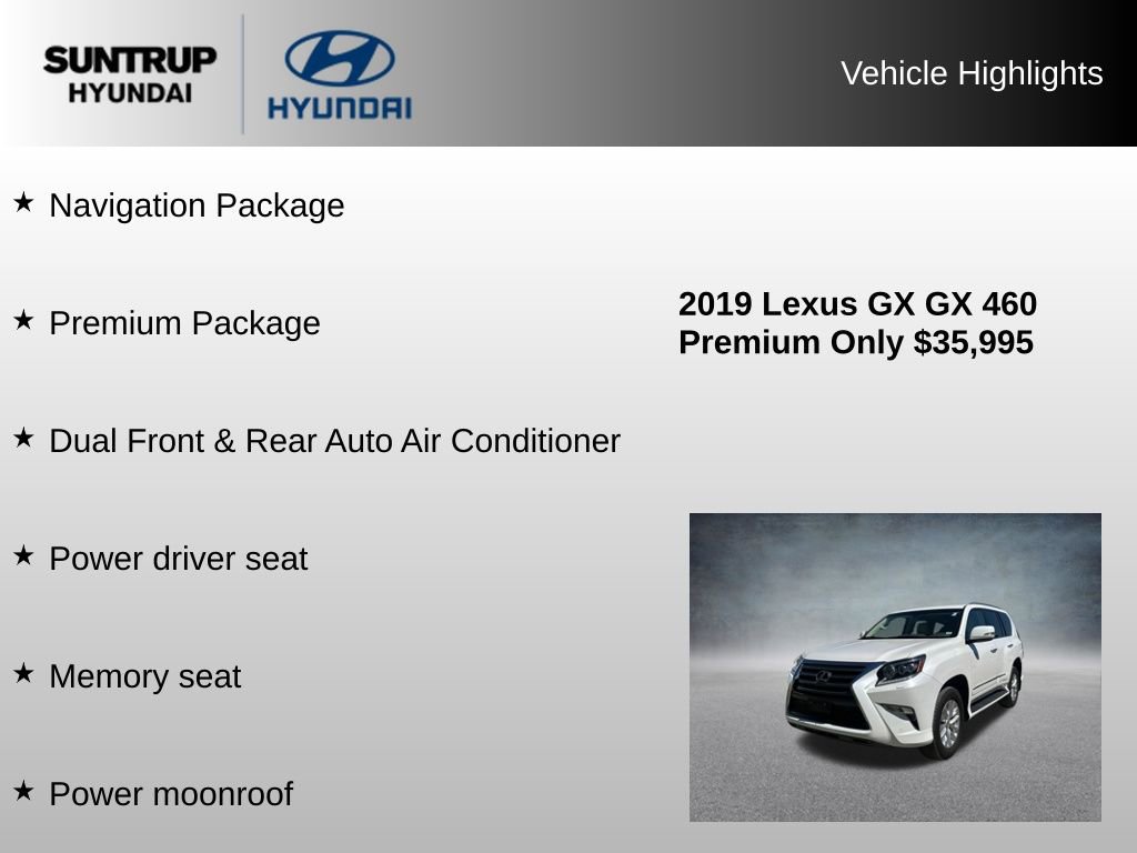 Used 2019 Lexus GX 460 Premium w/ Premium Package AWD/4WD image 8
