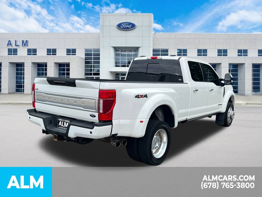 Used 2022 Ford F450 Limited w/ Snow Plow Prep Package AWD/4WD image 5