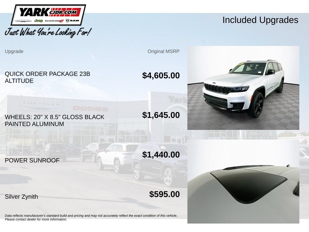 Used 2023 Jeep Grand Cherokee L Laredo AWD/4WD image 5