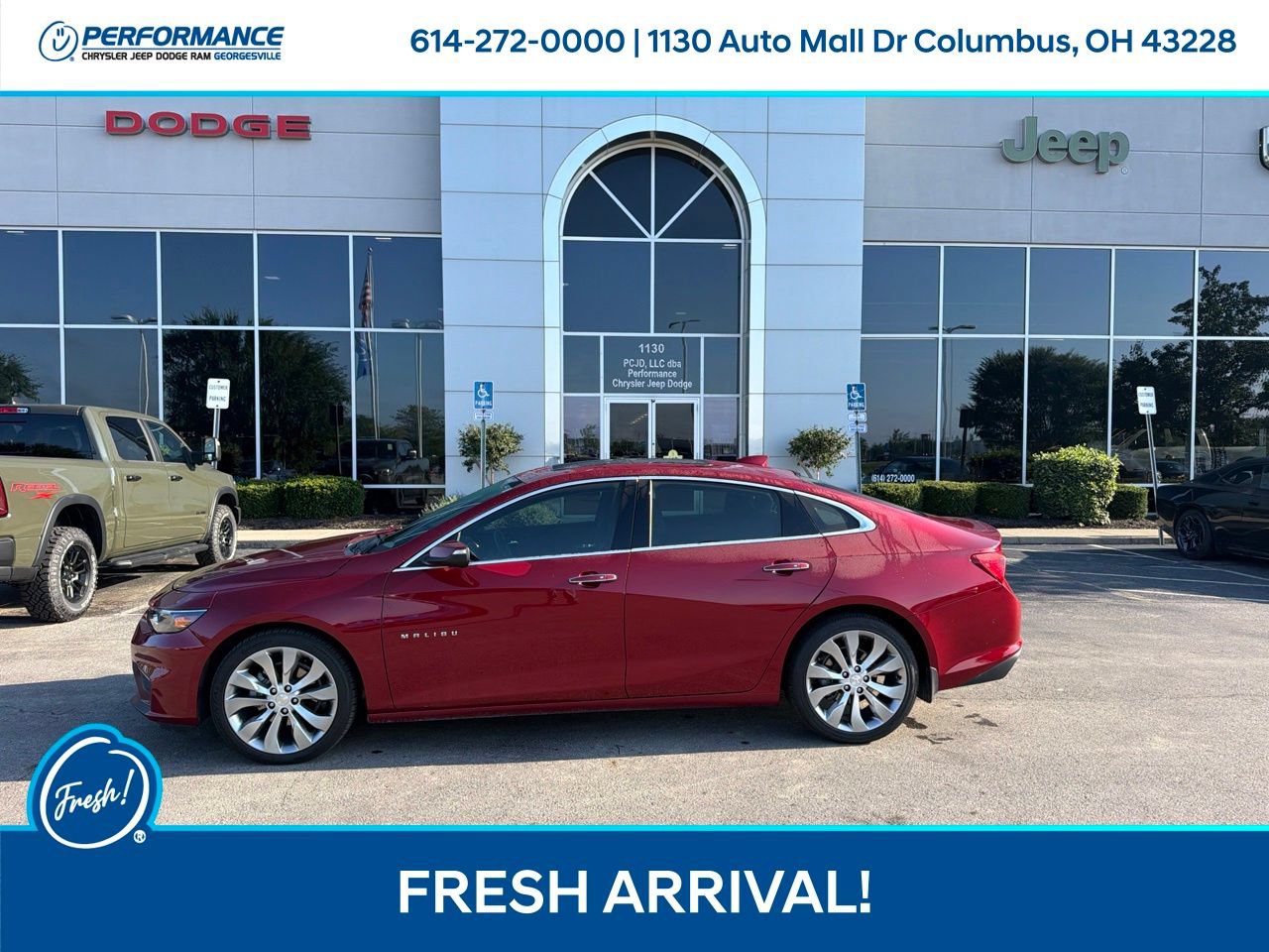 Used 2017 Chevrolet Malibu Premier w/ Premier Sun and Wheel Package FWD image 3