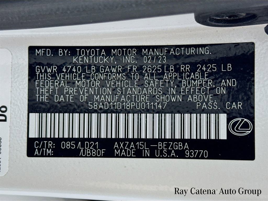 Certified 2023 Lexus ES 250 w/ Premium Package image 35