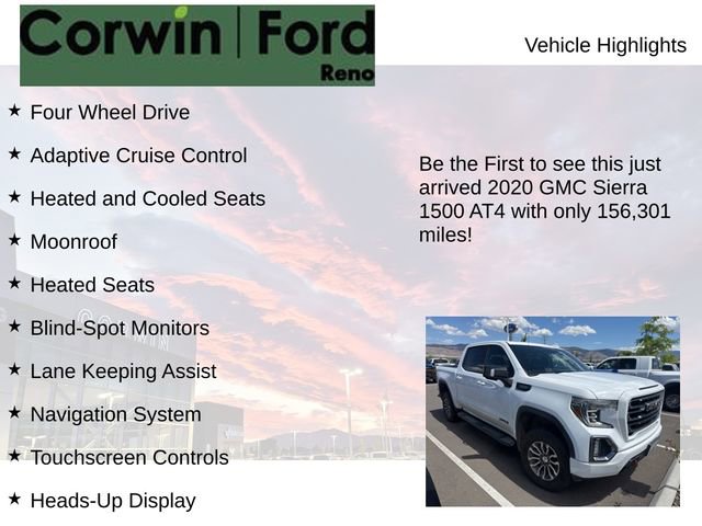 Used 2020 GMC Sierra 1500 AT4 w/ Off-Road Performance Package AWD/4WD image 4