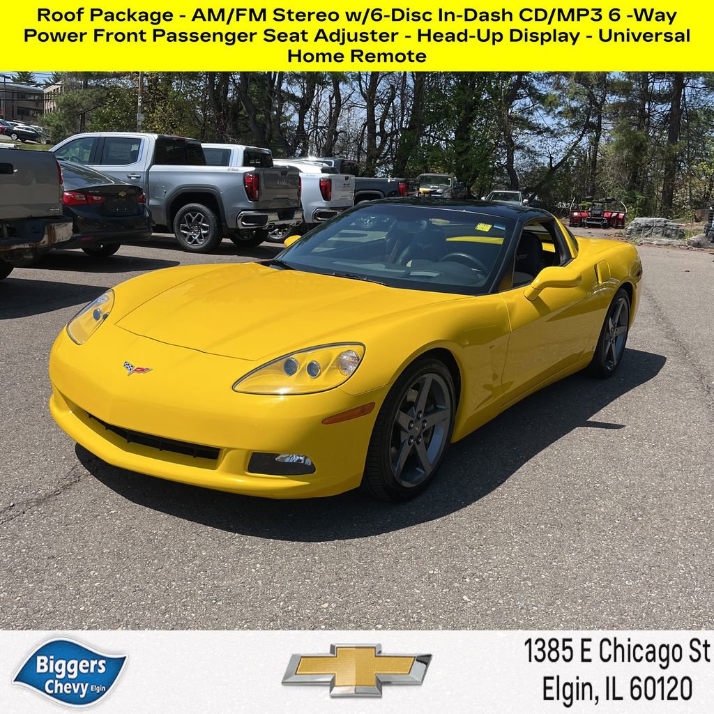 Used 2007 Chevrolet Corvette Coupe w/ Preferred Equipment Group RWD image 1