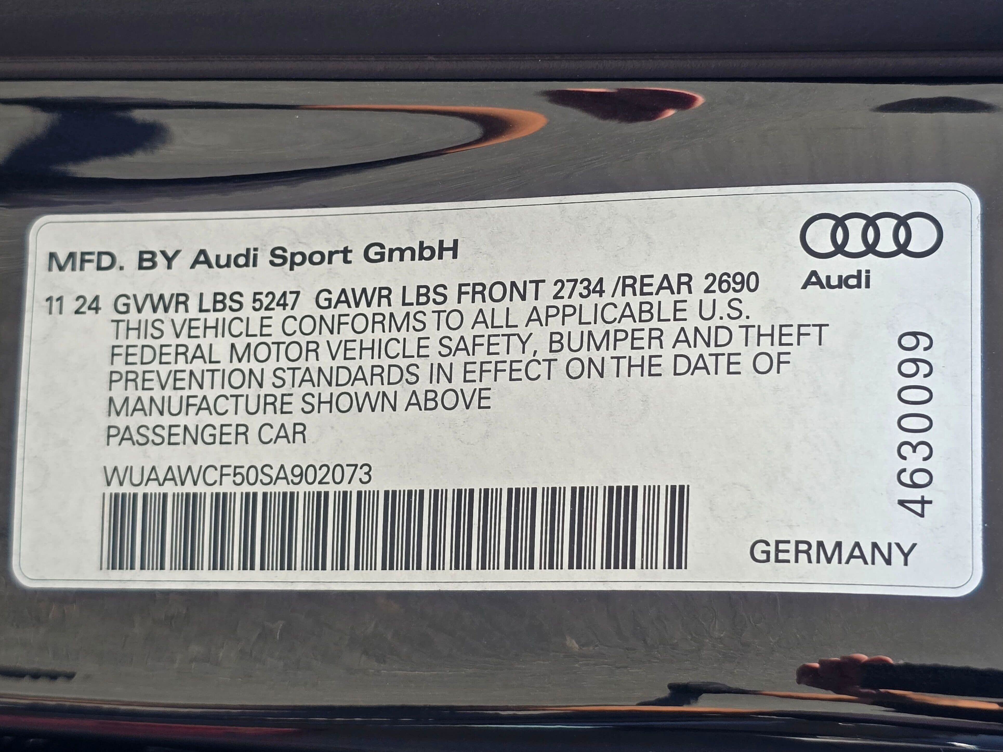 Certified 2025 Audi RS 5 Sportback AWD/4WD image 30