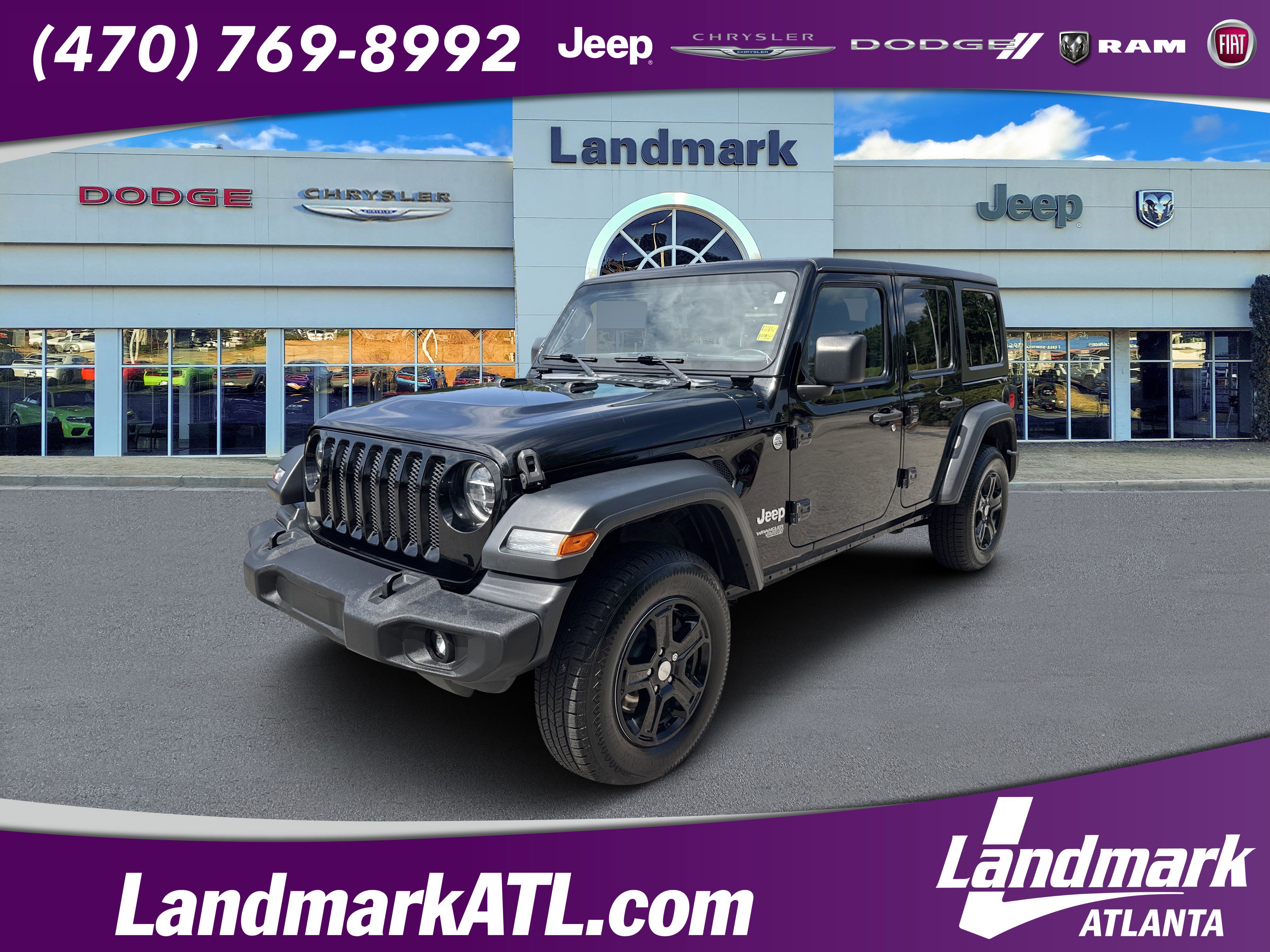 Used 2020 Jeep Wrangler Unlimited Sport S