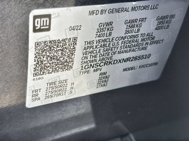 Certified 2022 Chevrolet Tahoe RST RWD image 33
