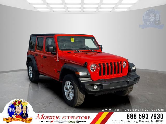 Certified 2023 Jeep Wrangler Sport S video 1