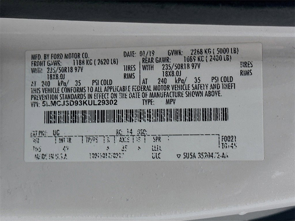 Used 2019 Lincoln MKC Reserve w/ MKC Climate Package image 36