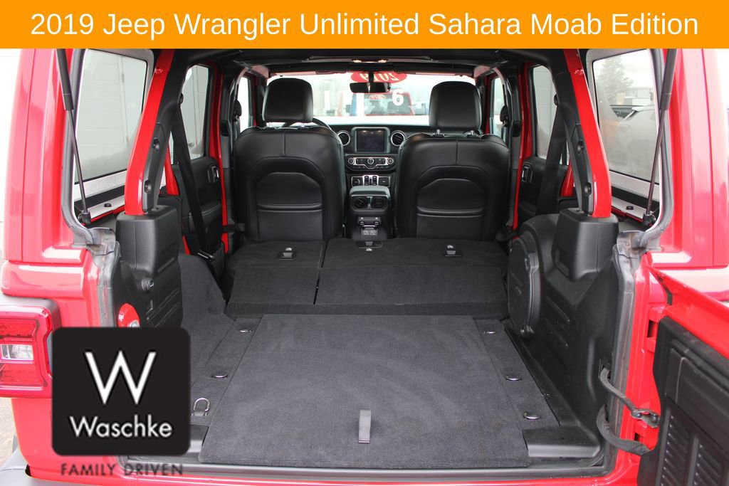 Used 2019 Jeep Wrangler Unlimited Sahara w/ Quick Order Package 24M Moab image 20