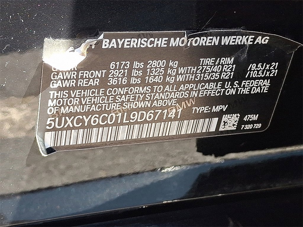 Used 2020 BMW X6 xDrive40i w/ Executive Package image 30