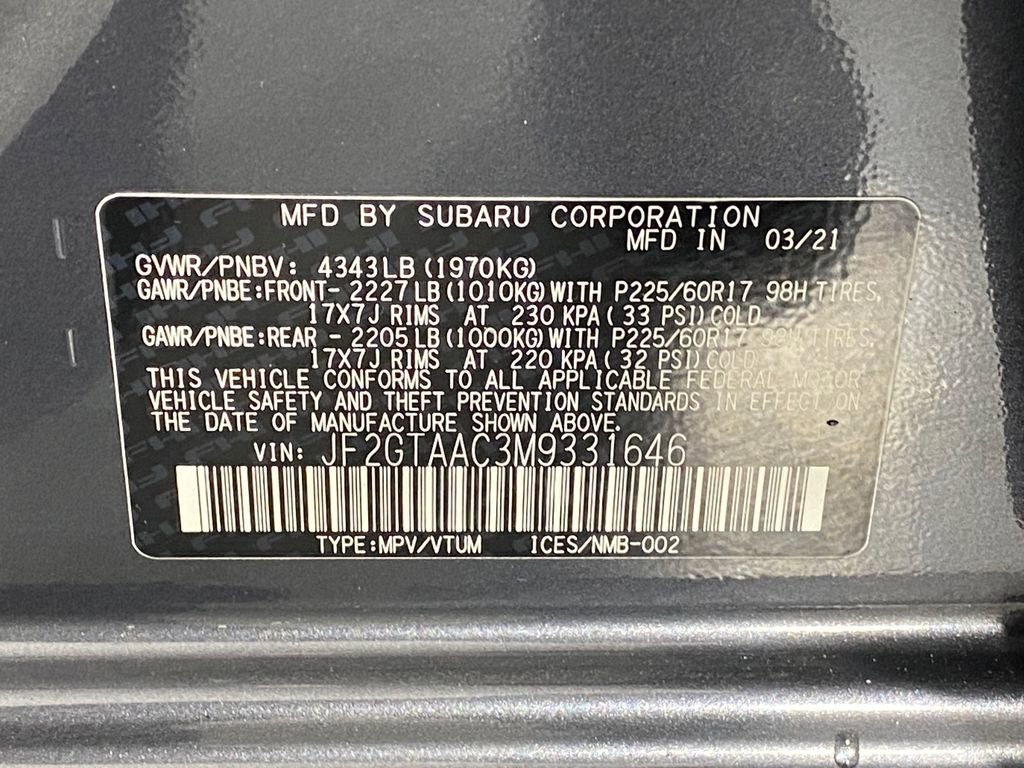 Used 2021 Subaru Crosstrek 2.0i image 33