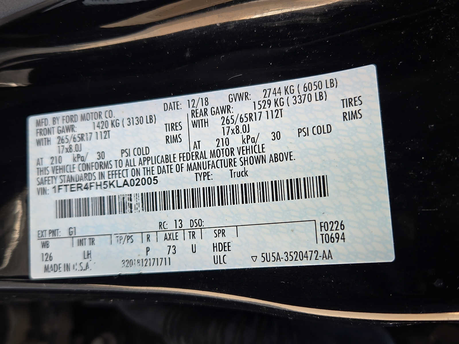 Used 2019 Ford Ranger XLT w/ Equipment Group 302A Luxury AWD/4WD image 28