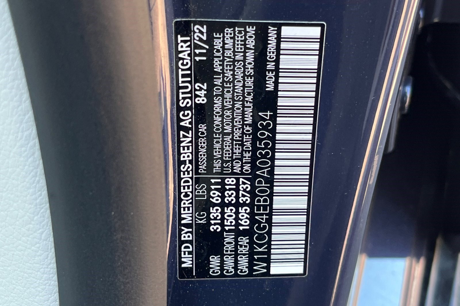 Used 2023 Mercedes-Benz EQS 580 4MATIC Sedan image 9