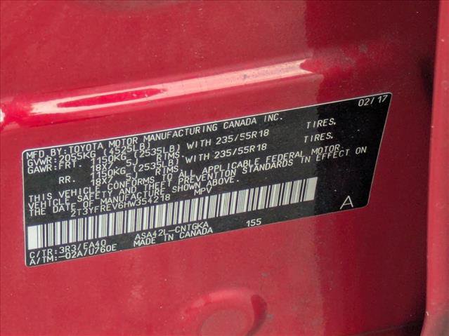 Used 2017 Toyota RAV4 Limited w/ Advanced Technology Package FWD image 16