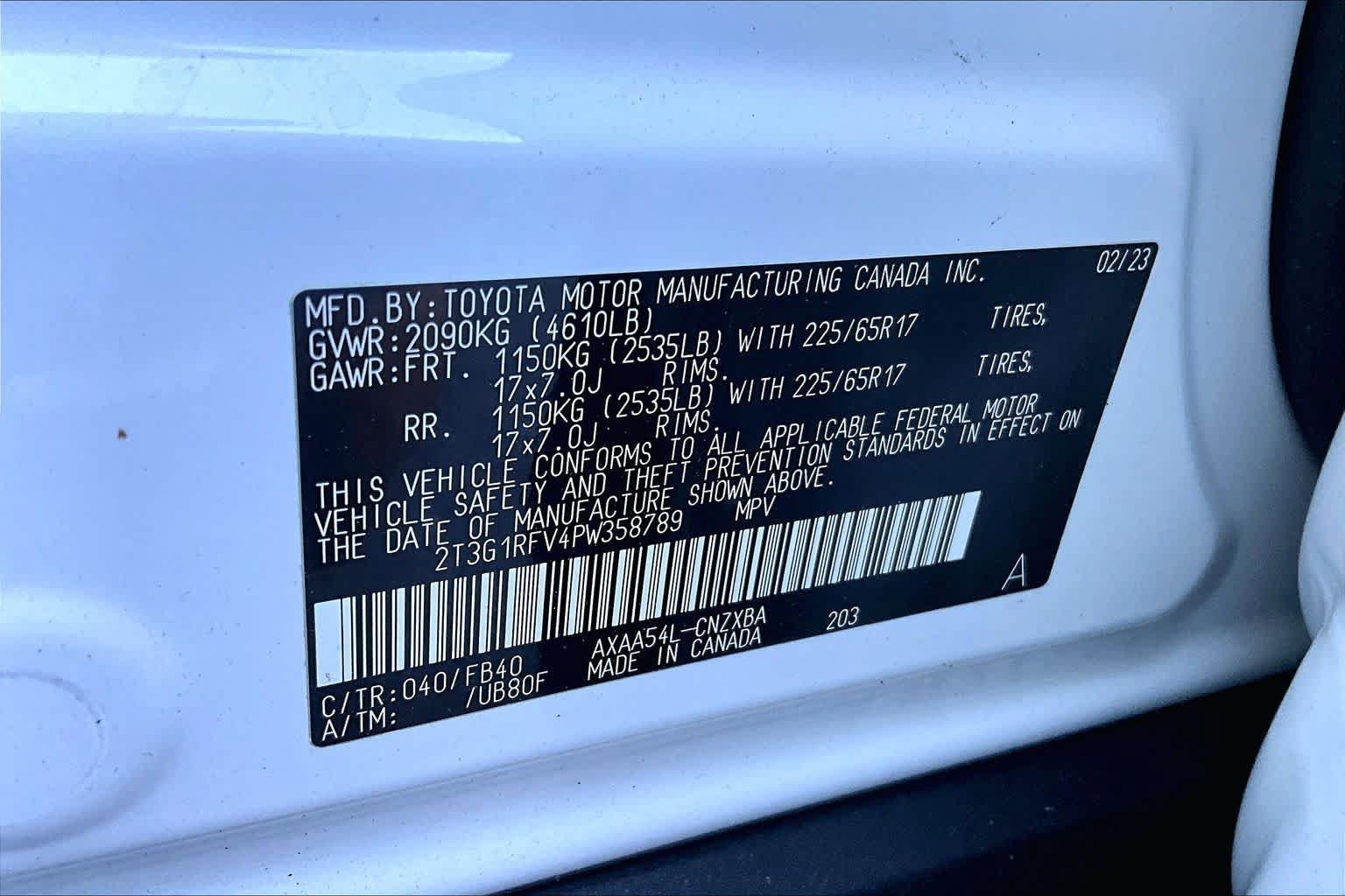 Certified 2023 Toyota RAV4 LE AWD/4WD image 65