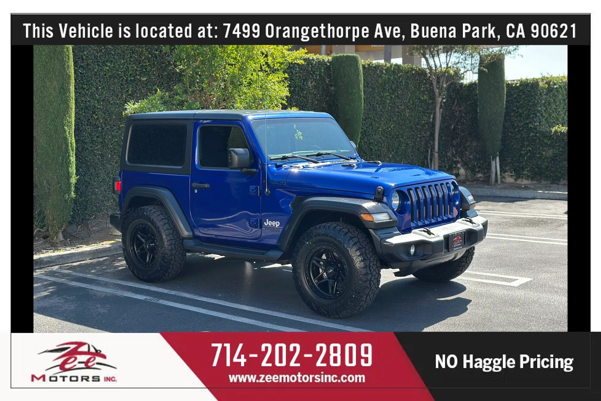 Used 2019 Jeep Wrangler Sport AWD/4WD image 4