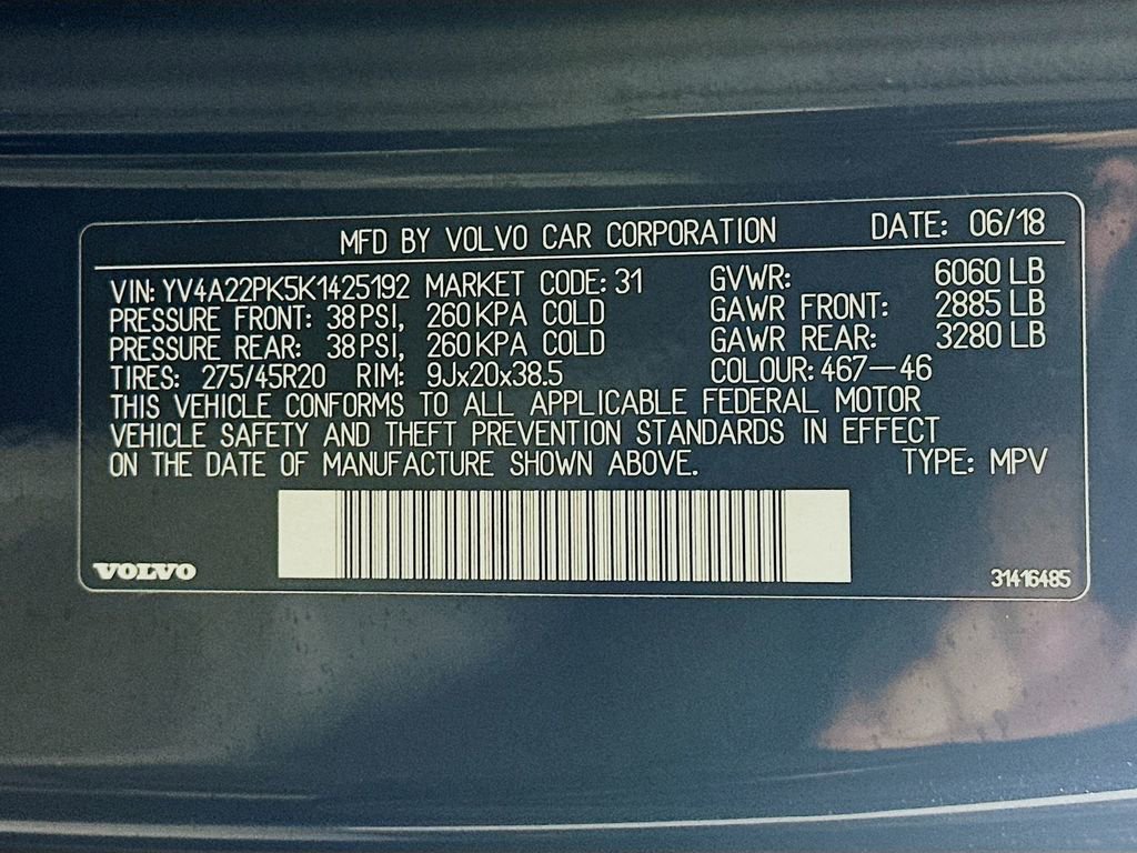 Used 2019 Volvo XC90 T6 Momentum w/ Advanced Package image 37