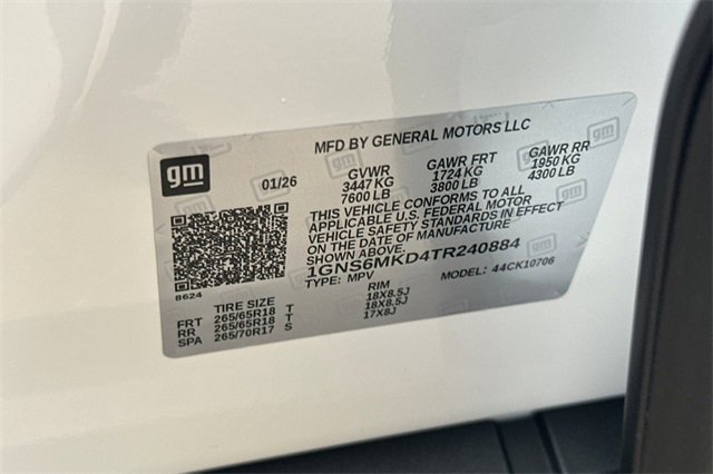 New 2026 Chevrolet Tahoe LS w/ LPO, Dark Essentials Package image 39