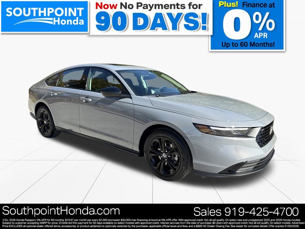 New 2025 Honda Accord SE image 1