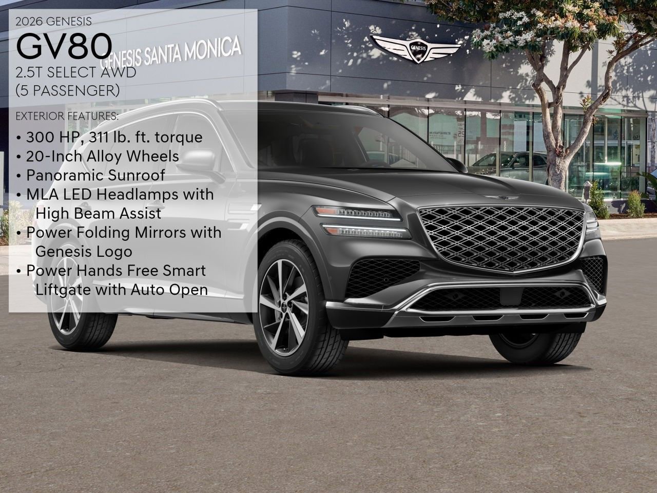 New 2026 Genesis GV80 2.5T Select image 3