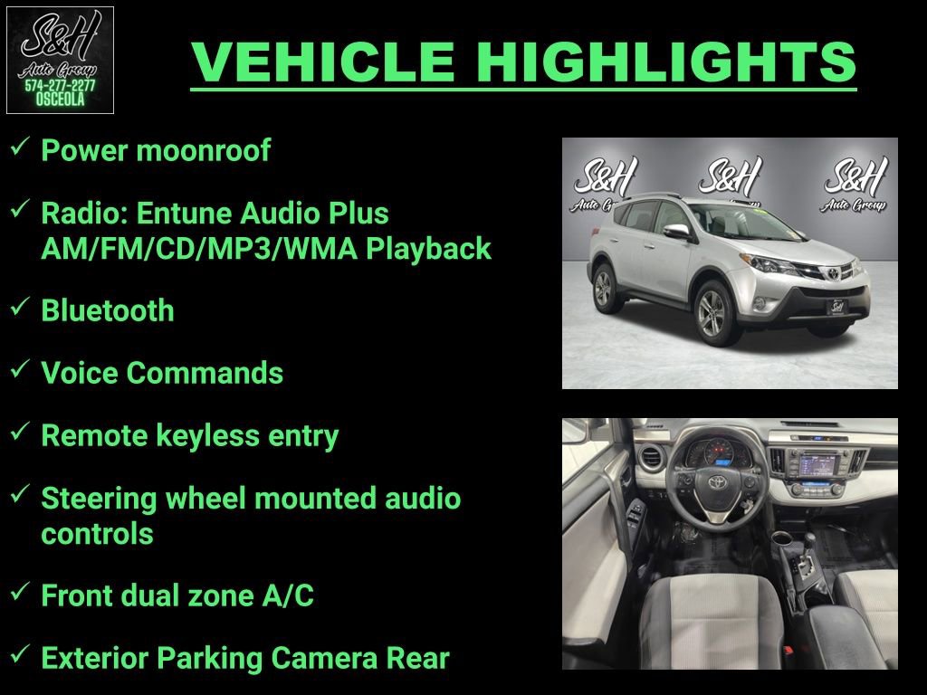 Used 2015 Toyota RAV4 XLE AWD/4WD image 3