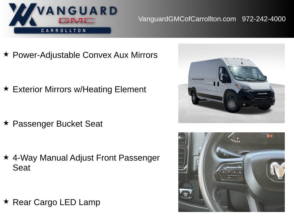 Used 2024 RAM ProMaster 2500 w/ Convenience Group FWD image 12