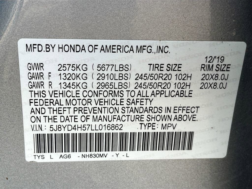 Used 2020 Acura MDX SH-AWD w/ Technology Package image 36