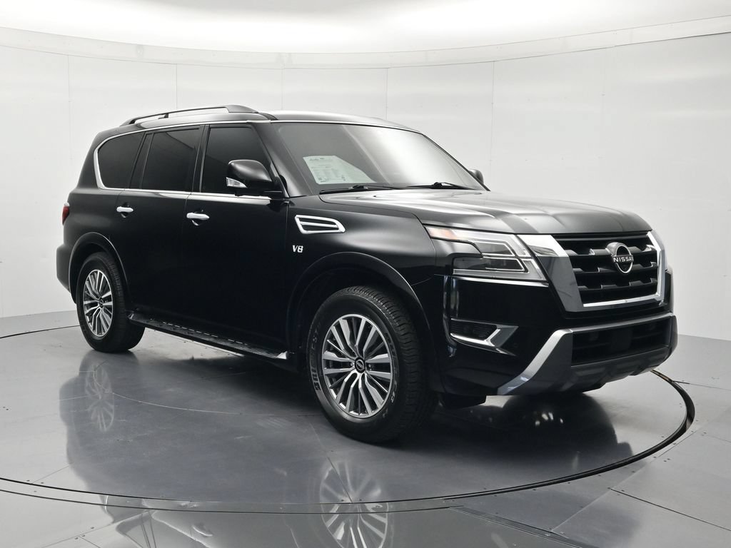 Used 2021 Nissan Armada SL w/ Captain's Chairs Package AWD/4WD image 3