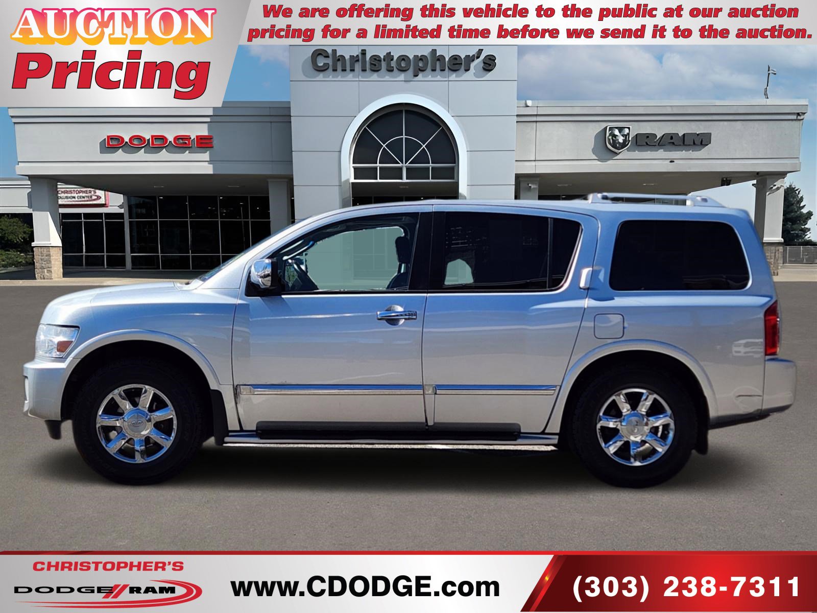 Used 2004 INFINITI QX56 4WD w/ Smart Vision Pkg image 6