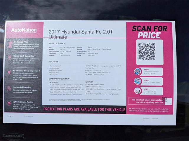 Used 2017 Hyundai Santa Fe Sport w/ Cargo Package image 23