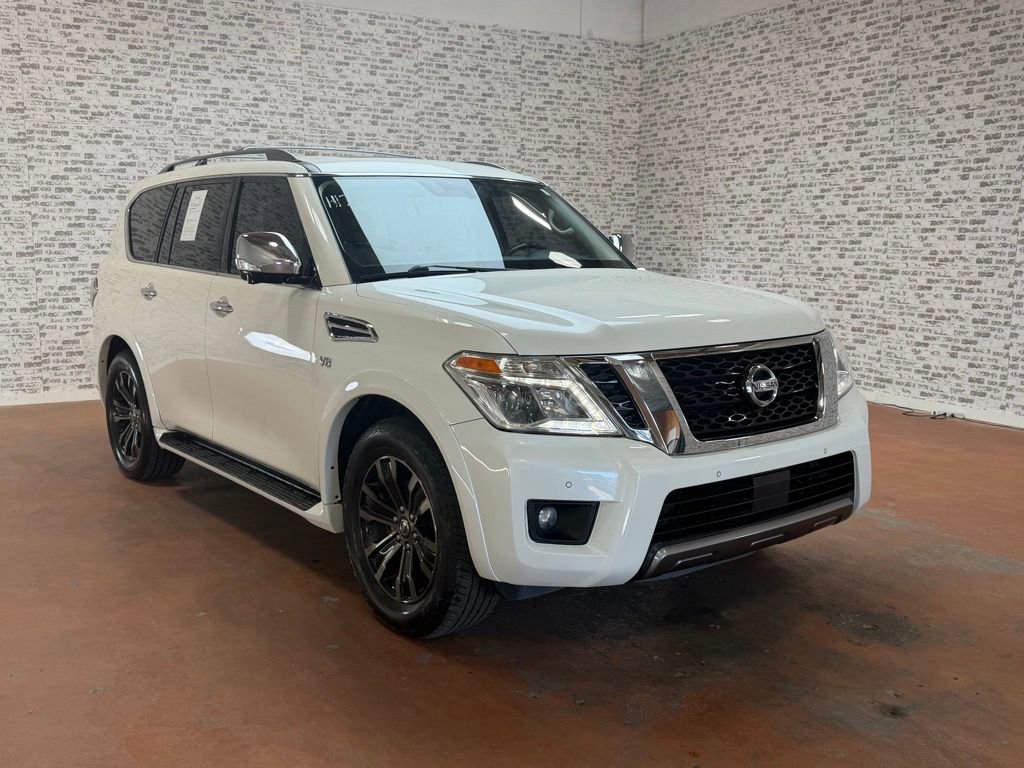 Used 2019 Nissan Armada Platinum w/ Captain's Chairs Package RWD image 1