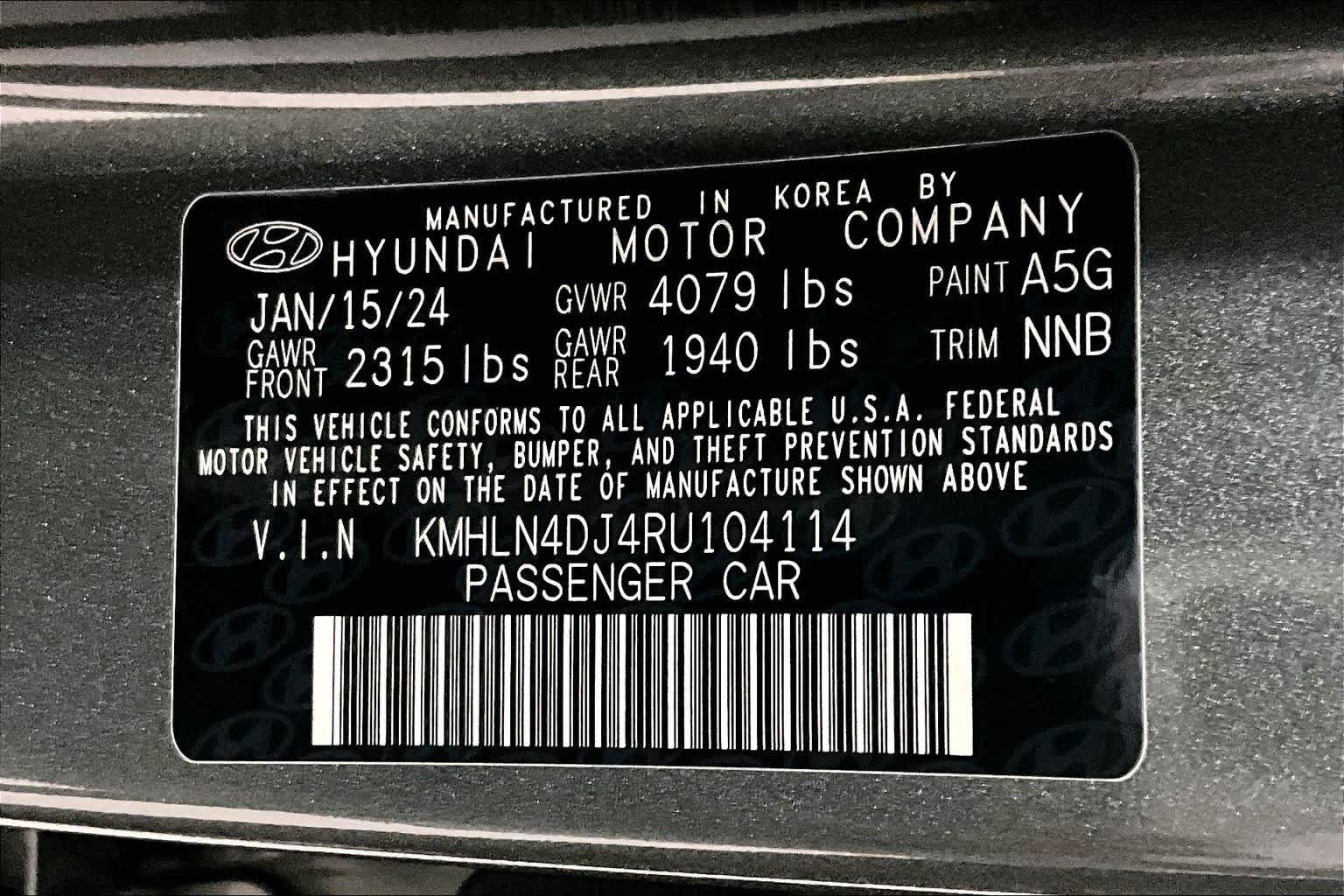Used 2024 Hyundai Elantra Limited FWD image 35