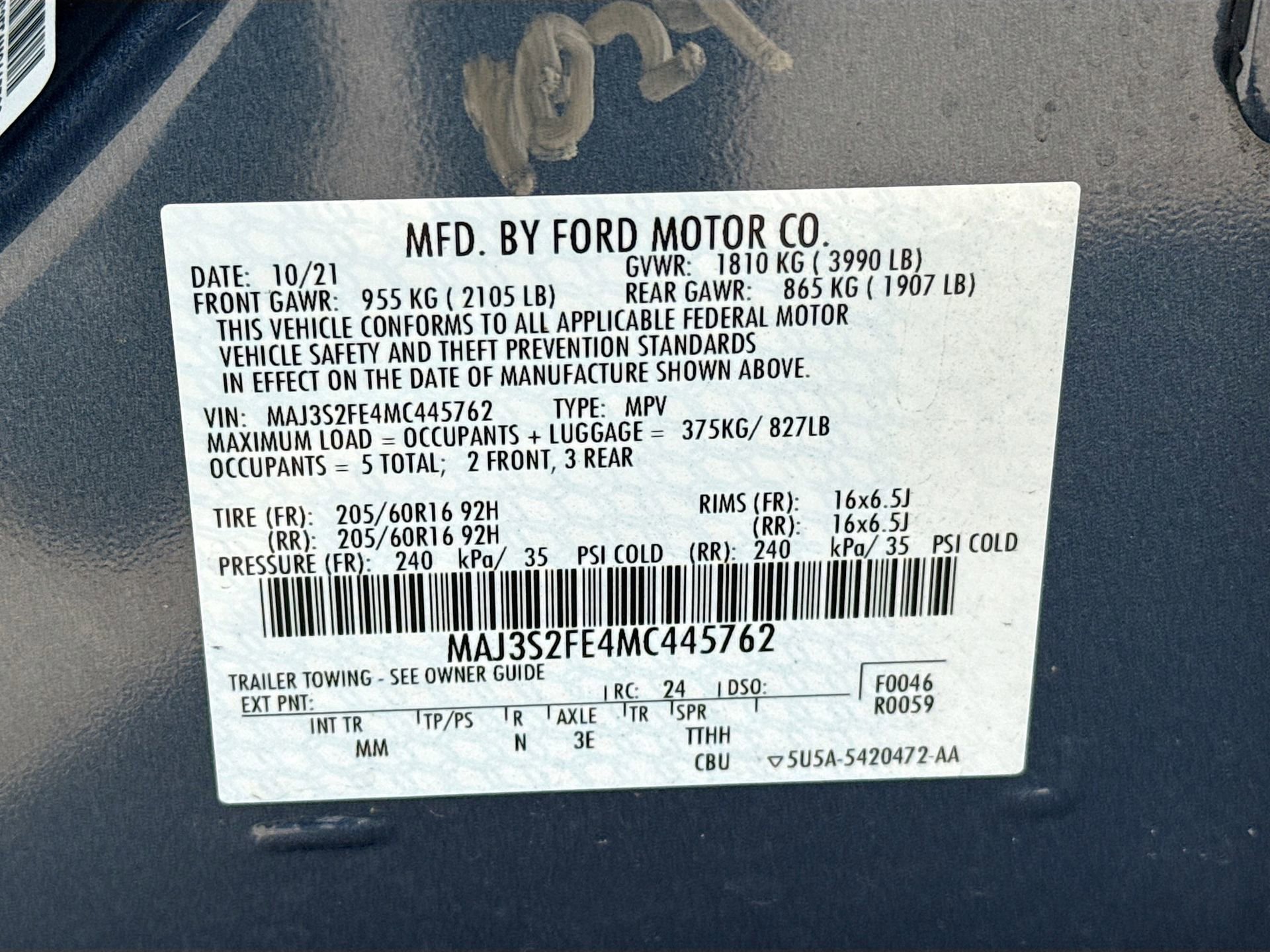 Used 2021 Ford EcoSport S image 43