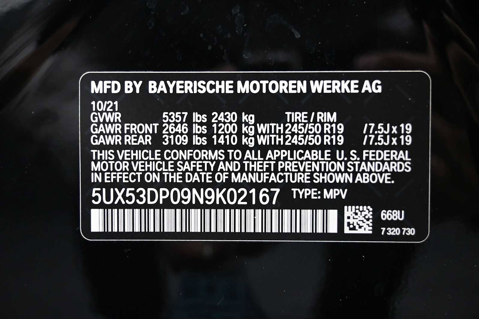 Used 2022 BMW X3 xDrive30i w/ Premium Package AWD/4WD image 13
