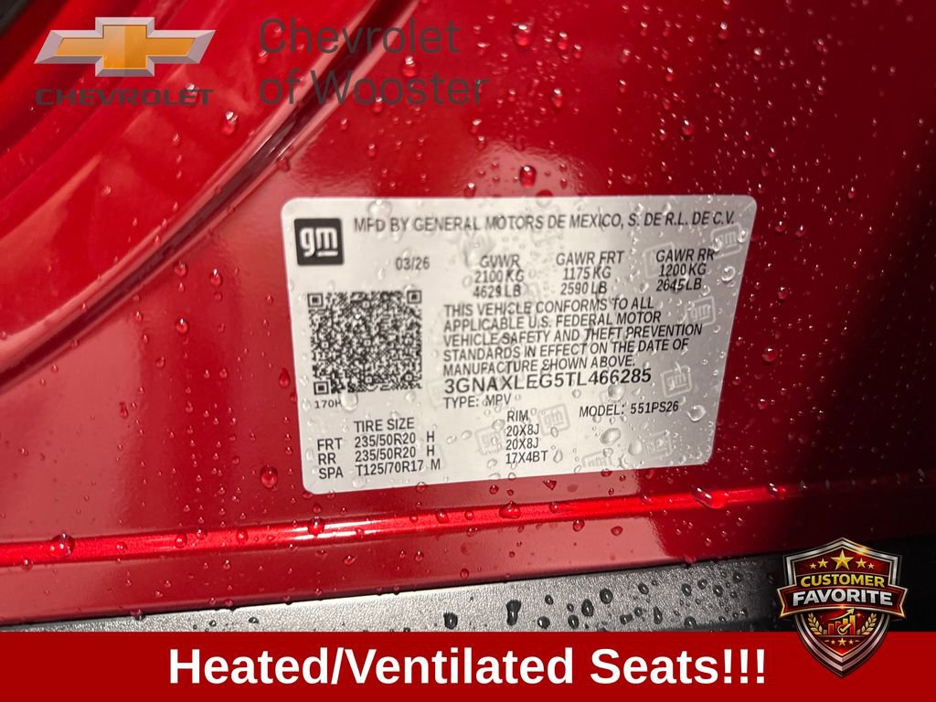 New 2026 Chevrolet Equinox RS FWD image 29