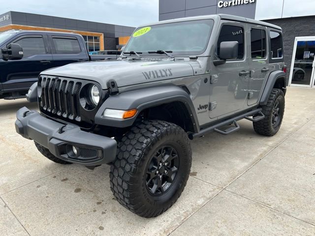 Certified 2021 Jeep Wrangler Unlimited Sport AWD/4WD image 3