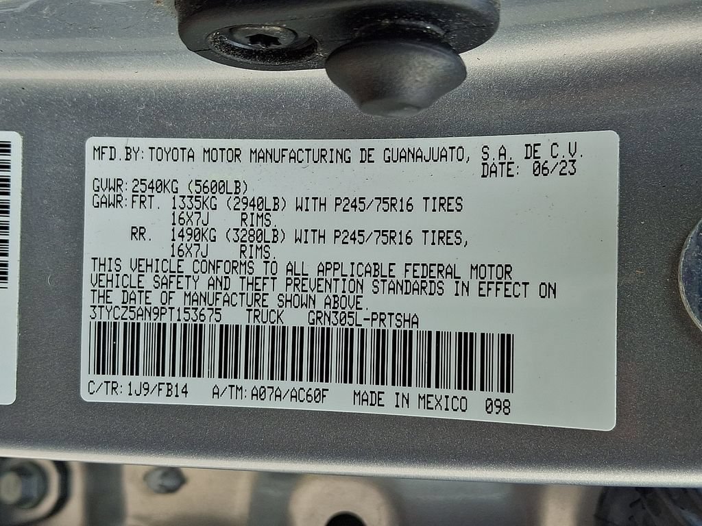 Certified 2023 Toyota Tacoma SR AWD/4WD image 24