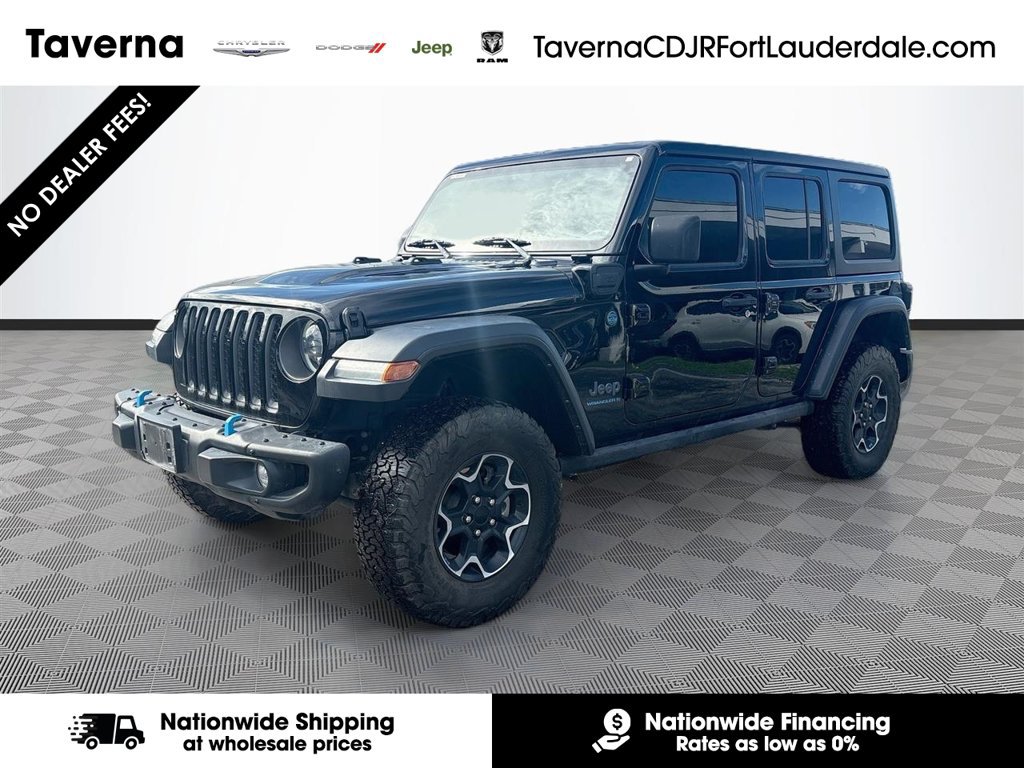 Certified 2023 Jeep Wrangler Unlimited Rubicon 4xe w/ Steel Bumper Group