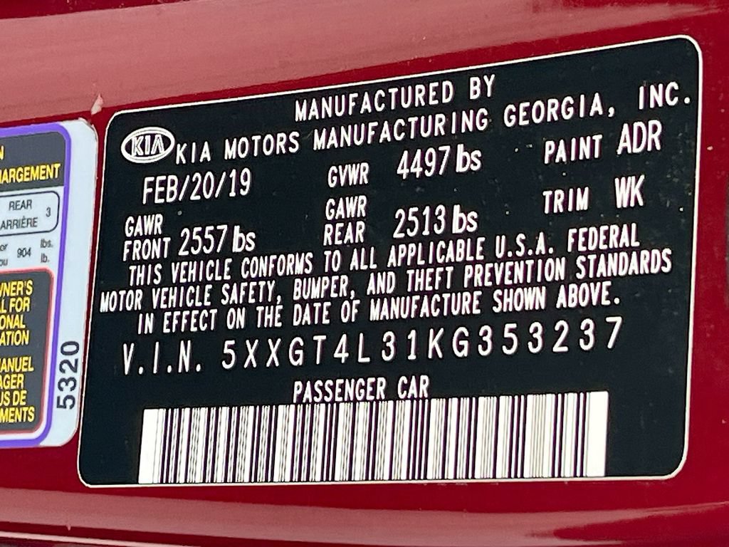 Used 2019 Kia Optima S FWD image 27