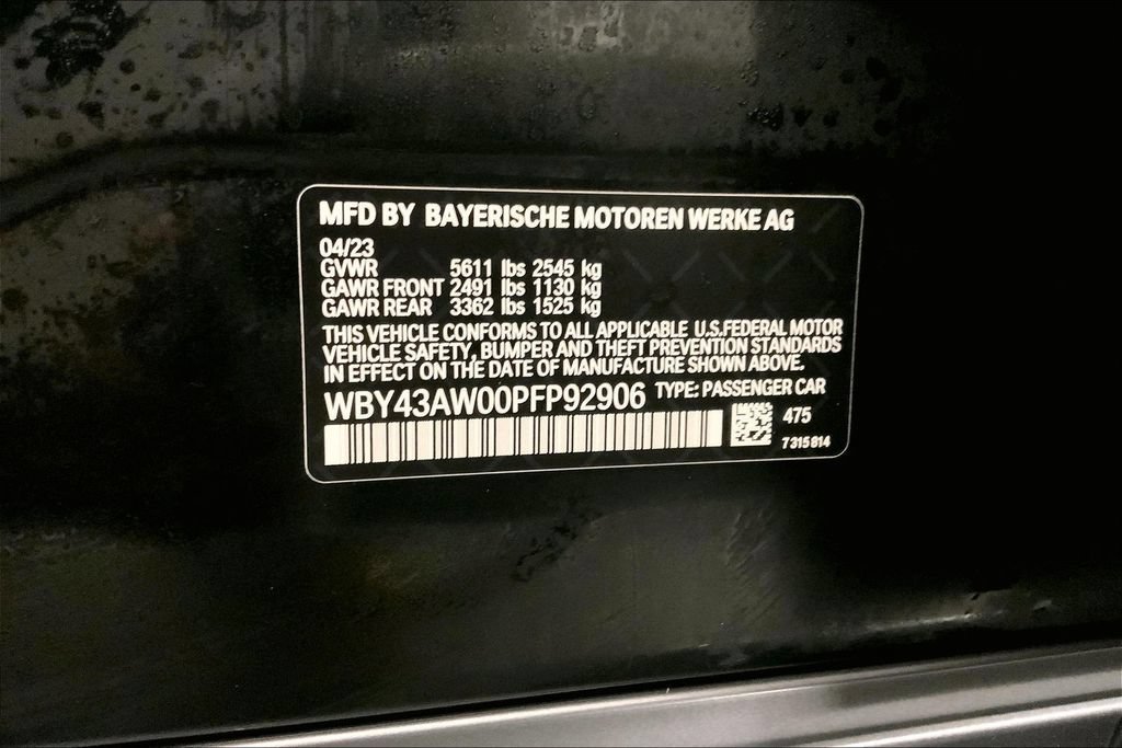 Certified 2023 BMW i4 eDrive35 w/ Premium Package RWD image 30