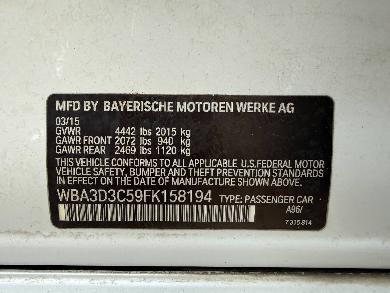 Used 2015 BMW 328d Sedan RWD image 24