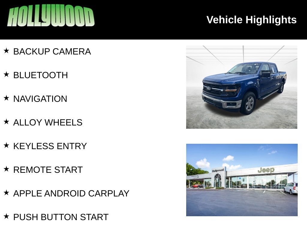 Used 2025 Ford F150 XLT w/ Equipment Group 301A Standard AWD/4WD image 3