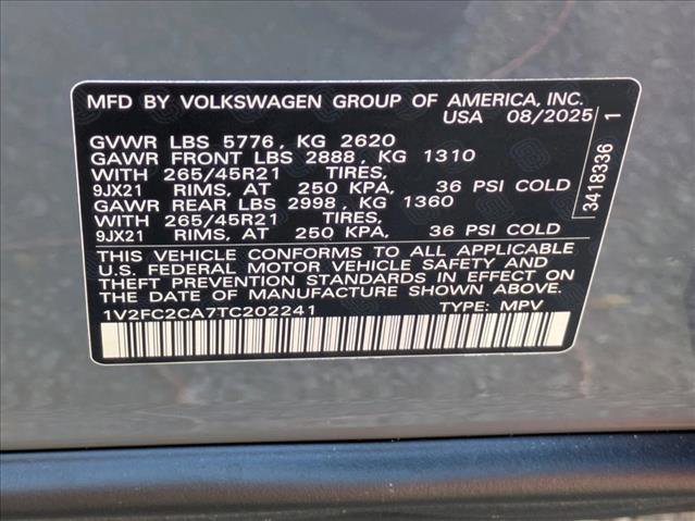 New 2026 Volkswagen Atlas Cross Sport SEL Premium R-Line image 20