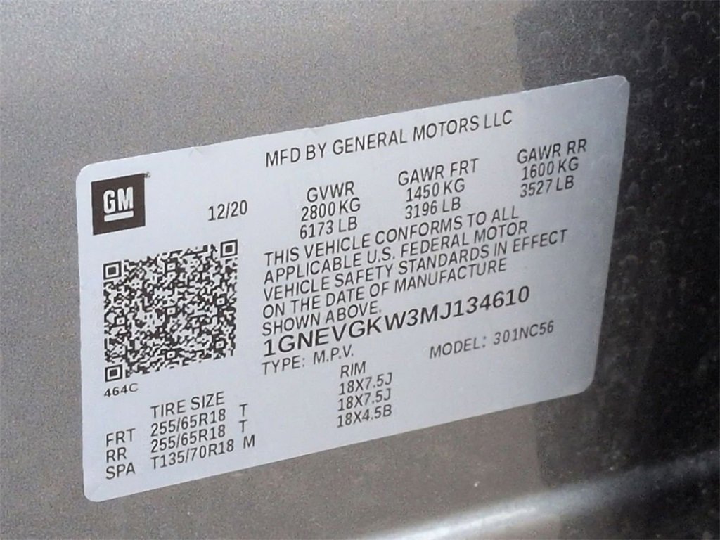 Certified 2021 Chevrolet Traverse LT image 31