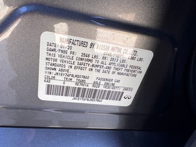 Used 2020 INFINITI Q50 Luxe w/ Essential Package (3.0T Luxe) image 42