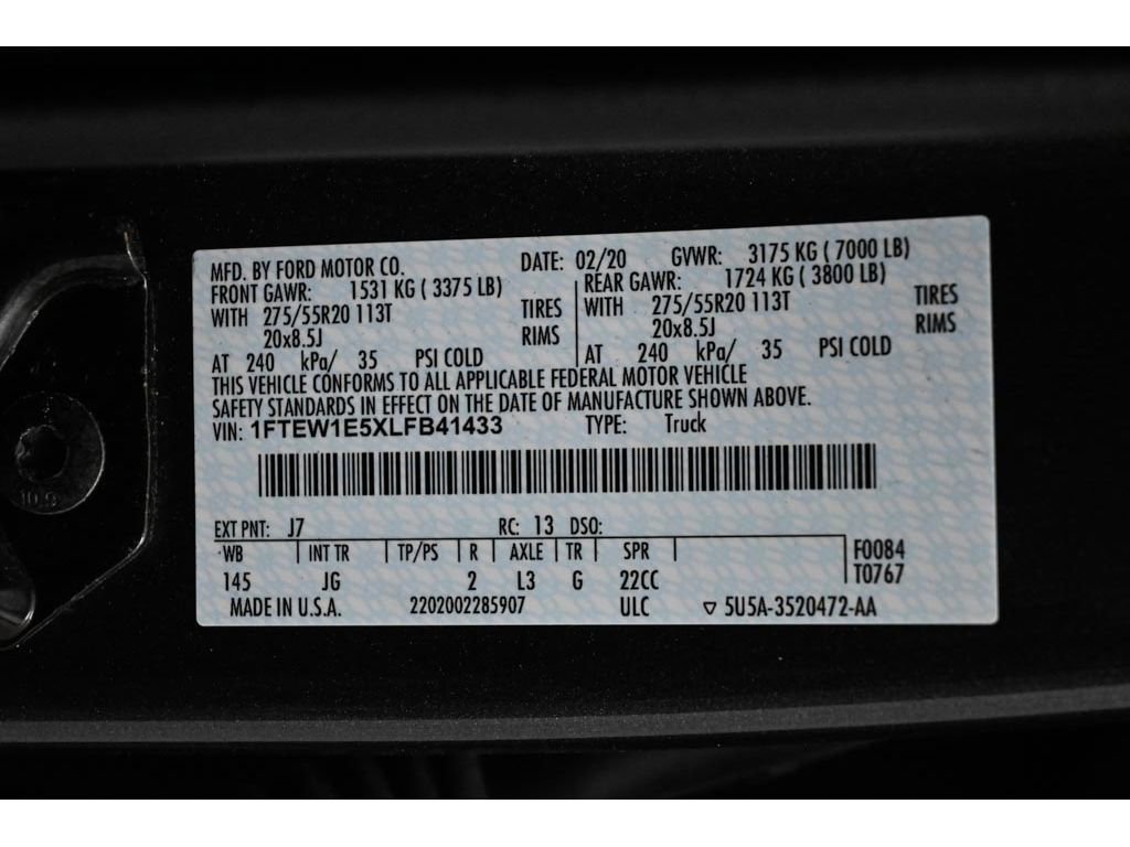 Used 2020 Ford F150 XL w/ Equipment Group 101A Mid AWD/4WD image 46