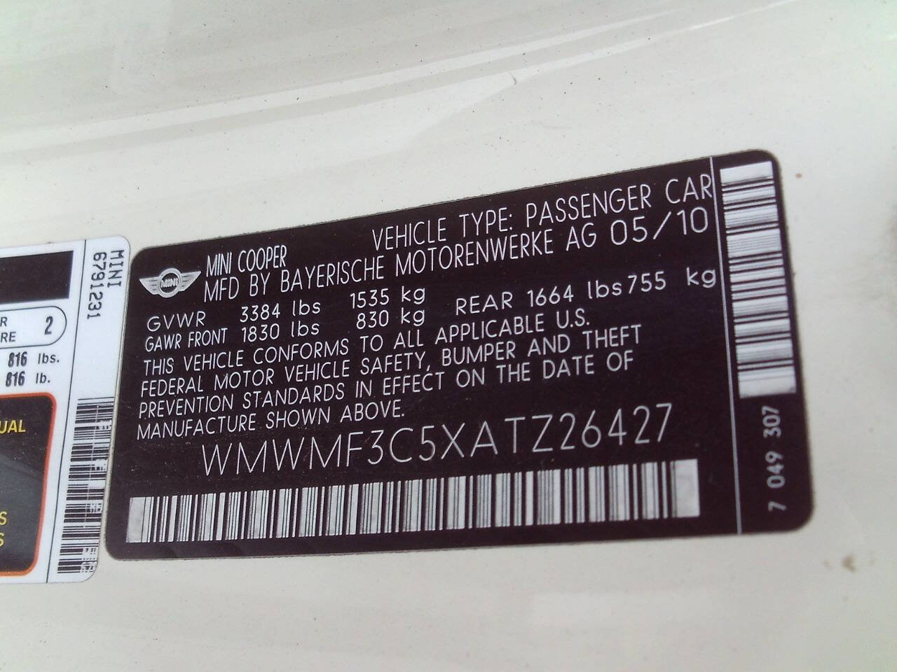 Used 2010 MINI Cooper Hardtop image 16