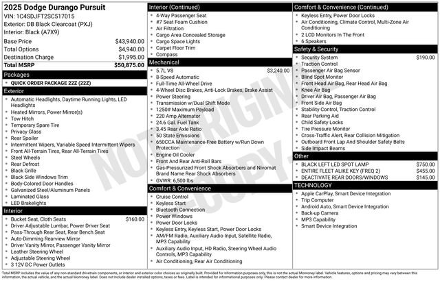 New 2025 Dodge Durango AWD image 4