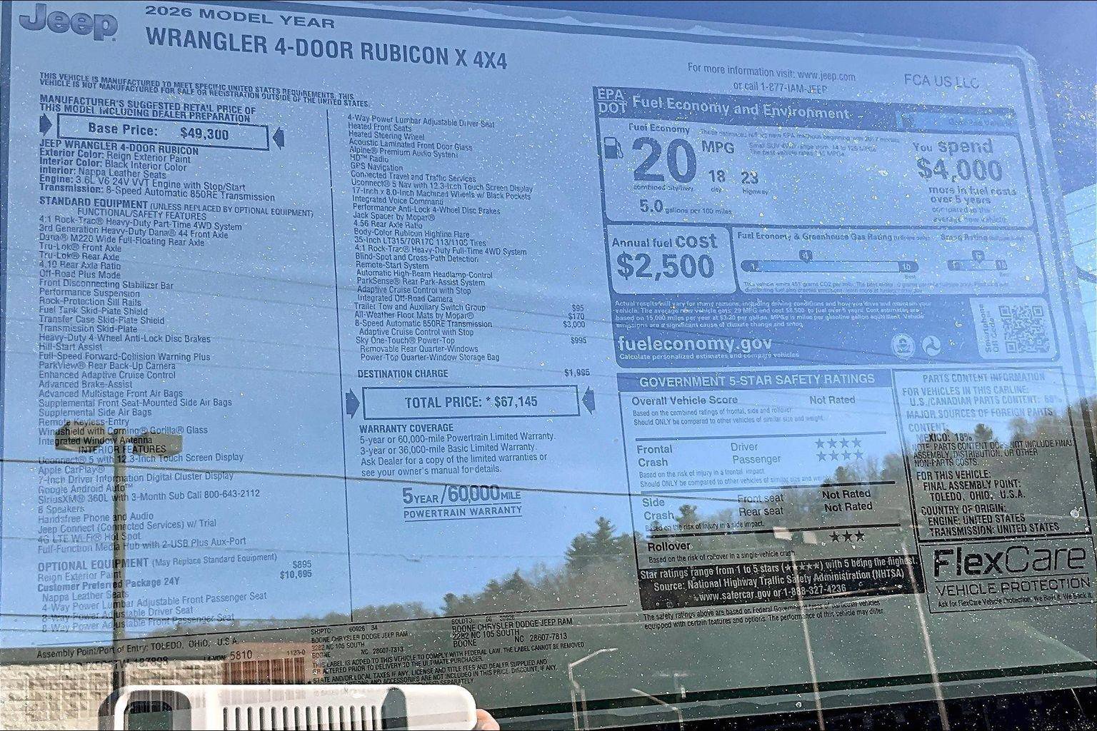 New 2026 Jeep Wrangler Unlimited Rubicon image 15
