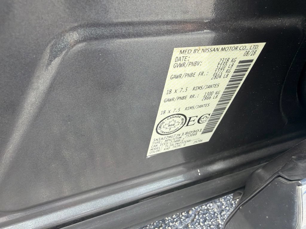 Used 2018 Nissan Murano S FWD image 13